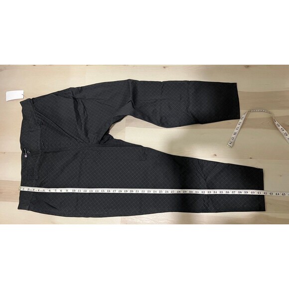 NEW Juicy Couture Plus Size 20W Beverly Skinny Diamond Print Black Pants - Picture 8 of 12